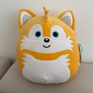 Squishmallow Kellytoy Plush Sonic the Hedgehog Tails 10" Inch NEW WITH TAGS!